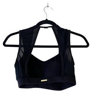 Cleo Harper Oxyenta Bralet Sports Bra Small Black Support